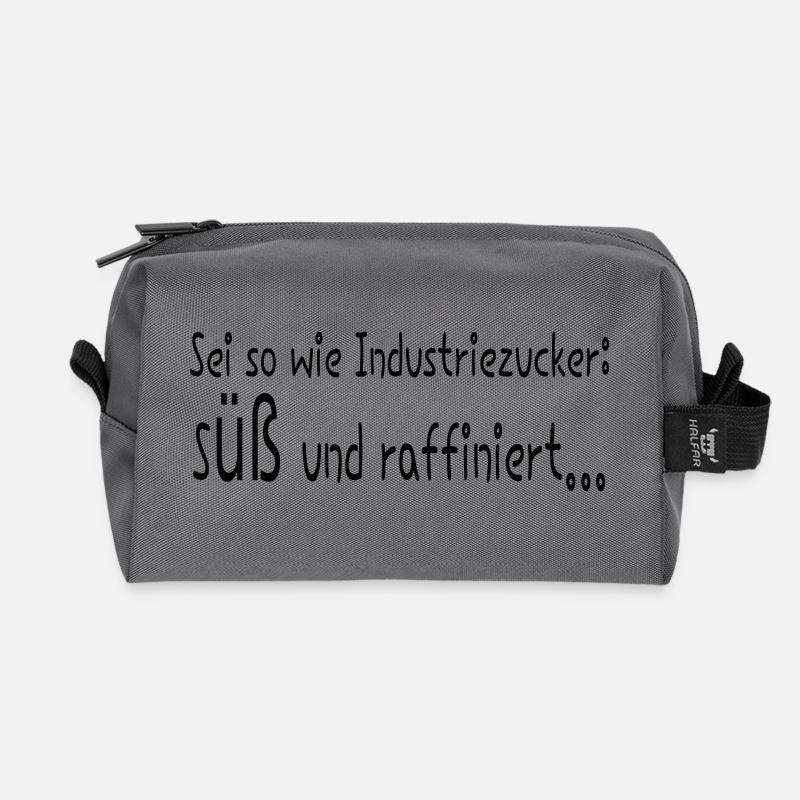 Zucker - Recycelte Kulturtasche - Anthrazit