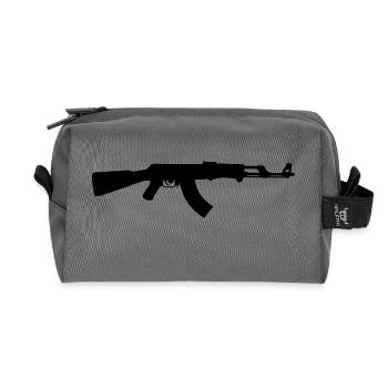 ak47 - Recycelte Kulturtasche - Anthrazit - Vorne