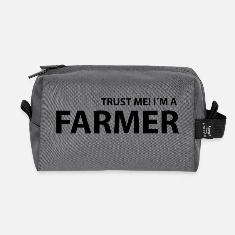 farmer - Recycelte Kulturtasche - Anthrazit