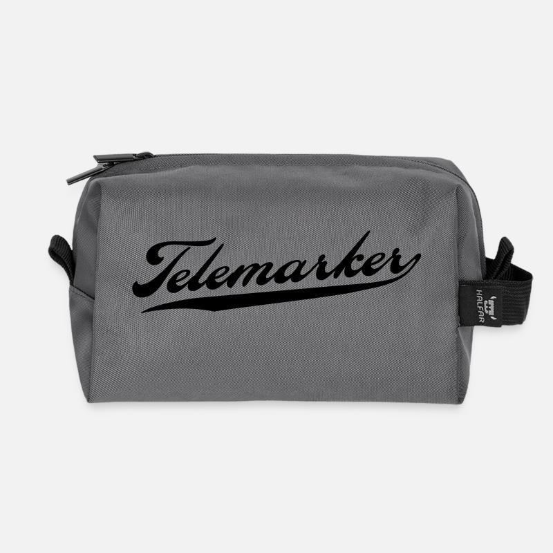 telemarker - Recycelte Kulturtasche - Anthrazit