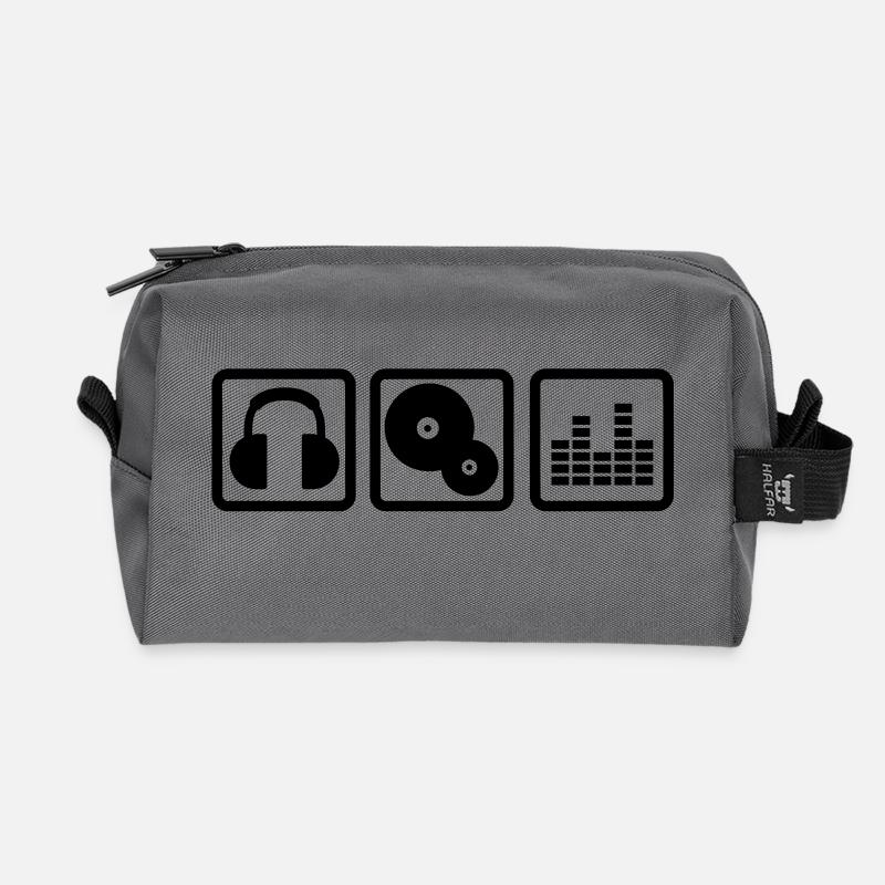 DJ - Recycelte Kulturtasche - Anthrazit