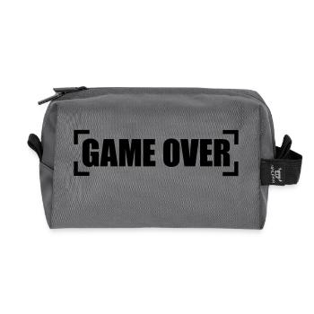 Game Over - Trousse de toilette en tissu recyclé - anthracite - Devant