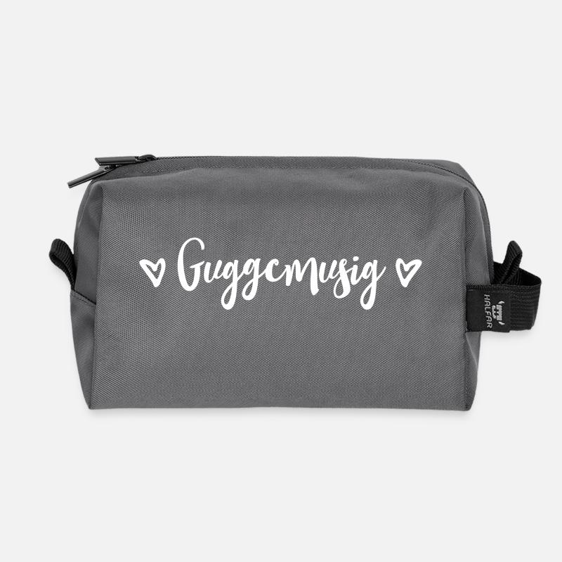 Schweizerdeutsch Guggenmusik - Guggemusig - Recycelte Kulturtasche - Anthrazit