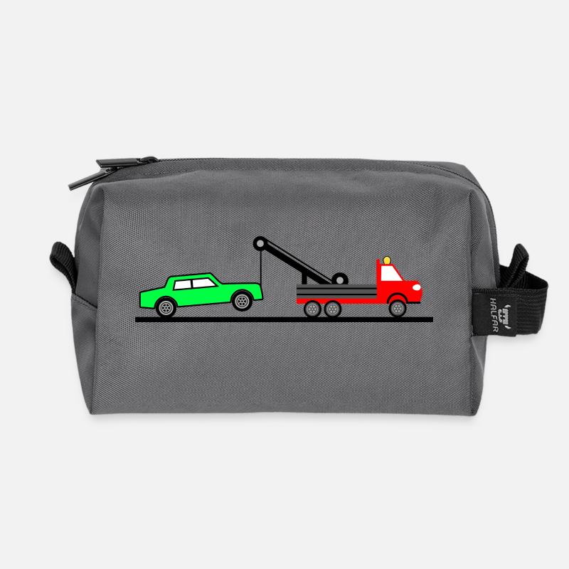 Abschleppwagen - Recycelte Kulturtasche - Anthrazit