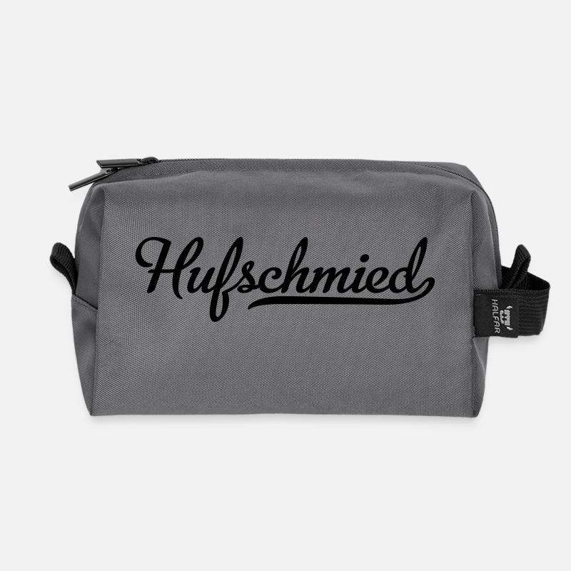 Hufschmied - Recycelte Kulturtasche - Anthrazit