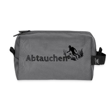 Parfois, ils disparaissent tout simplement - Trousse de toilette en tissu recyclé - anthracite - Devant