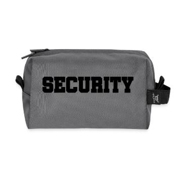 Sécurité - Service de sécurité - Gardiennage - Protection - Trousse de toilette en tissu recyclé - anthracite - Devant