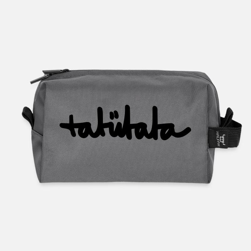 tatütata – Feuerwehr, Polizei (dh) - Recycelte Kulturtasche - Anthrazit