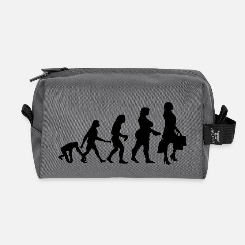 SHOPPING QUEEN EVOLUTION - Recycelte Kulturtasche - Anthrazit