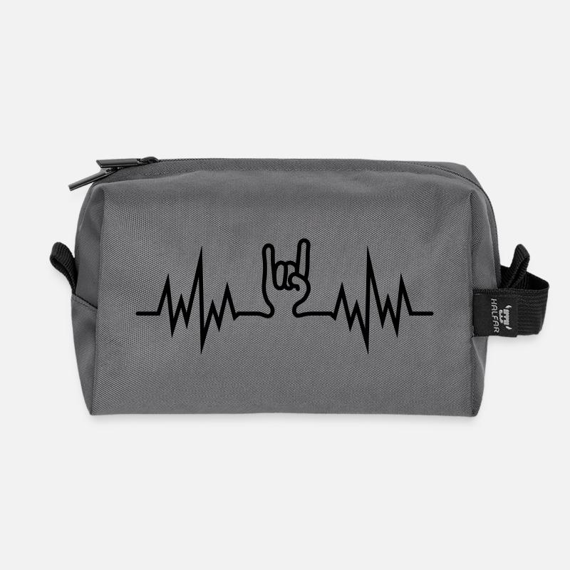heavy_metal_hand - Recycelte Kulturtasche - Anthrazit