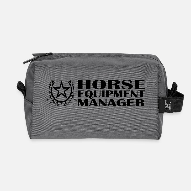 Horse Equipment Manager 2 Turniertrottel - Recycelte Kulturtasche - Anthrazit