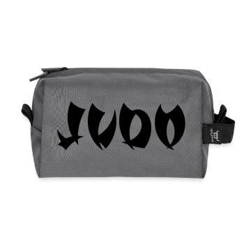 judo - Recycled Toiletry Zip Bag - anthracite - Front