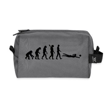 Evolution Beachvolleyball - Recycelte Kulturtasche - Anthrazit - Vorne