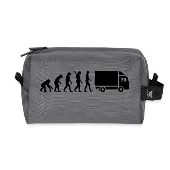 LKW - Recycelte Kulturtasche - Anthrazit - Vorne