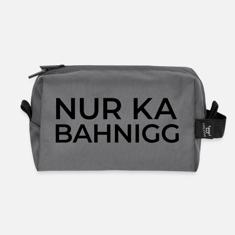 Ka Bahnigg - Recycelte Kulturtasche - Anthrazit