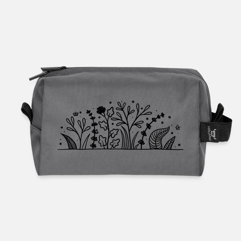 Pflanzen - Recycelte Kulturtasche - Anthrazit