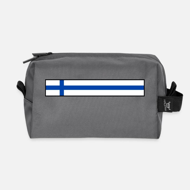 Finnlandh - Recycelte Kulturtasche - Anthrazit