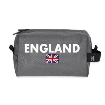 angleterre - Trousse de toilette en tissu recyclé - anthracite - Devant