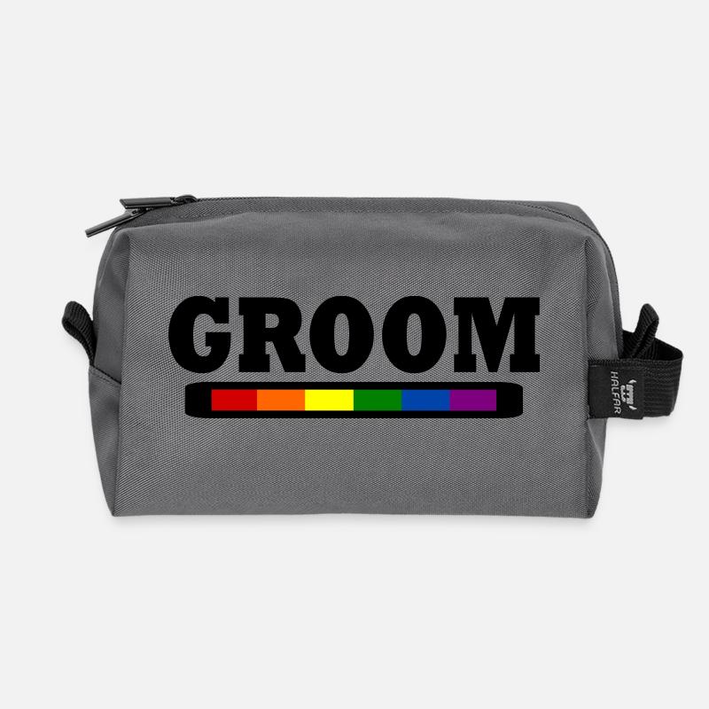 Groom - Recycelte Kulturtasche - Anthrazit