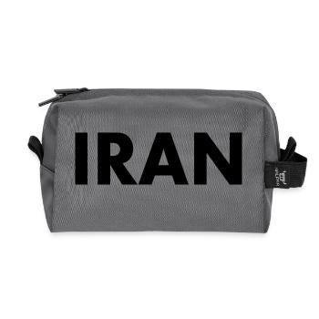 Iran - Recycelte Kulturtasche - Anthrazit - Vorne
