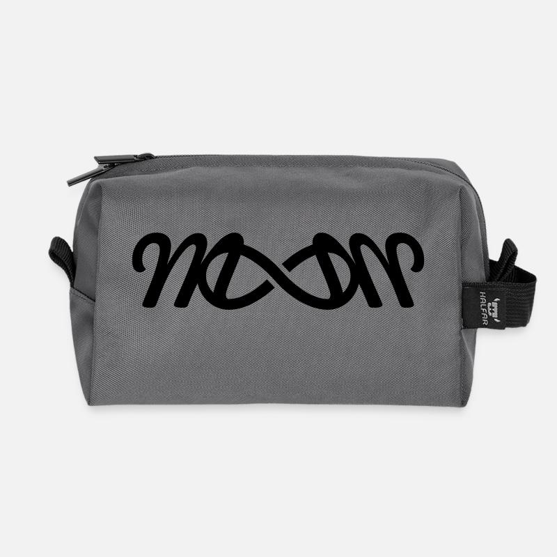 momforever - Recycelte Kulturtasche - Anthrazit