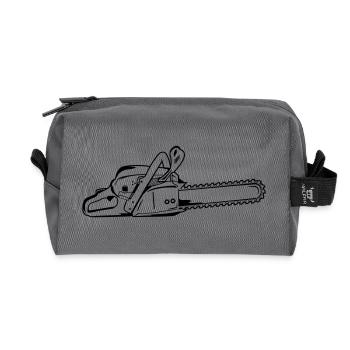 Tronçonneuse - Trousse de toilette en tissu recyclé - anthracite - Devant