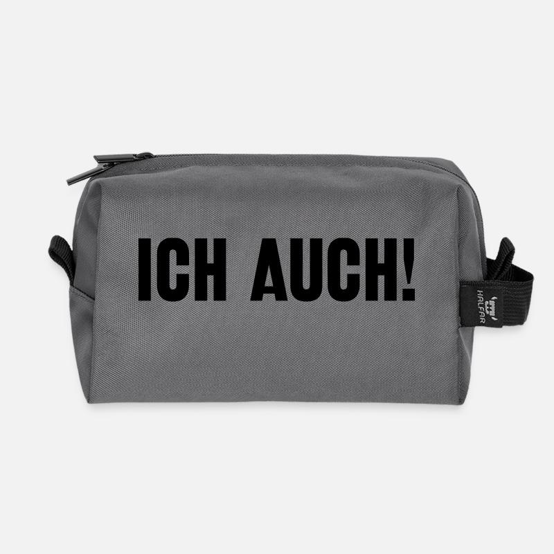 Ich bin schizophren! Part 2 - Recycelte Kulturtasche - Anthrazit