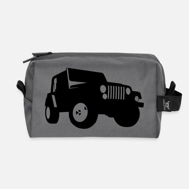 Jeep - Geländewagen - Recycelte Kulturtasche - Anthrazit