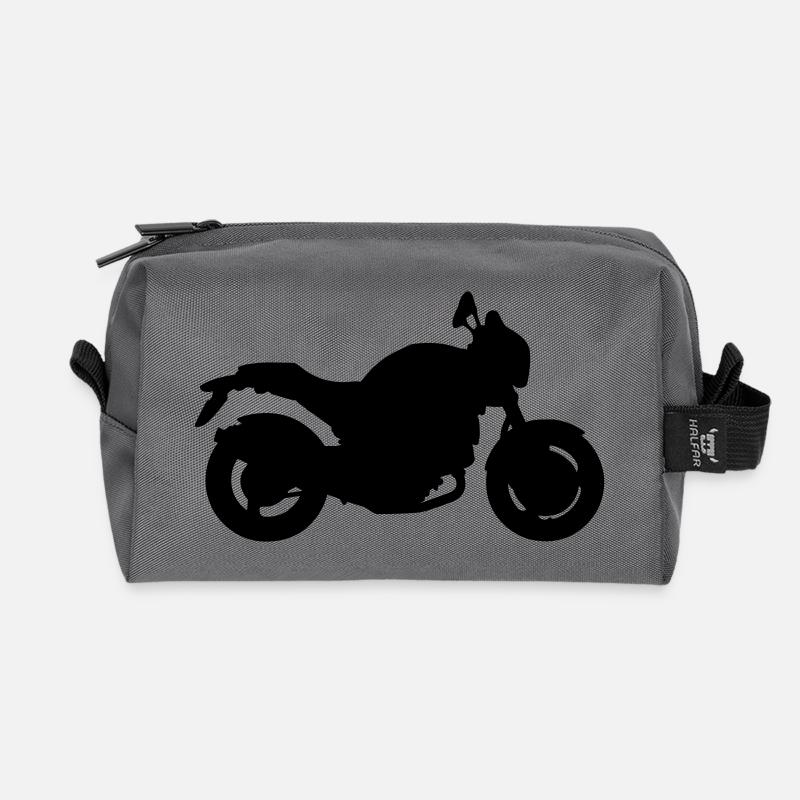  Monster - Recycelte Kulturtasche - Anthrazit