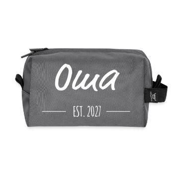 Oma Est. 2027 – Stolze Oma seit 2027 - Recycelte Kulturtasche - Anthrazit - Vorne