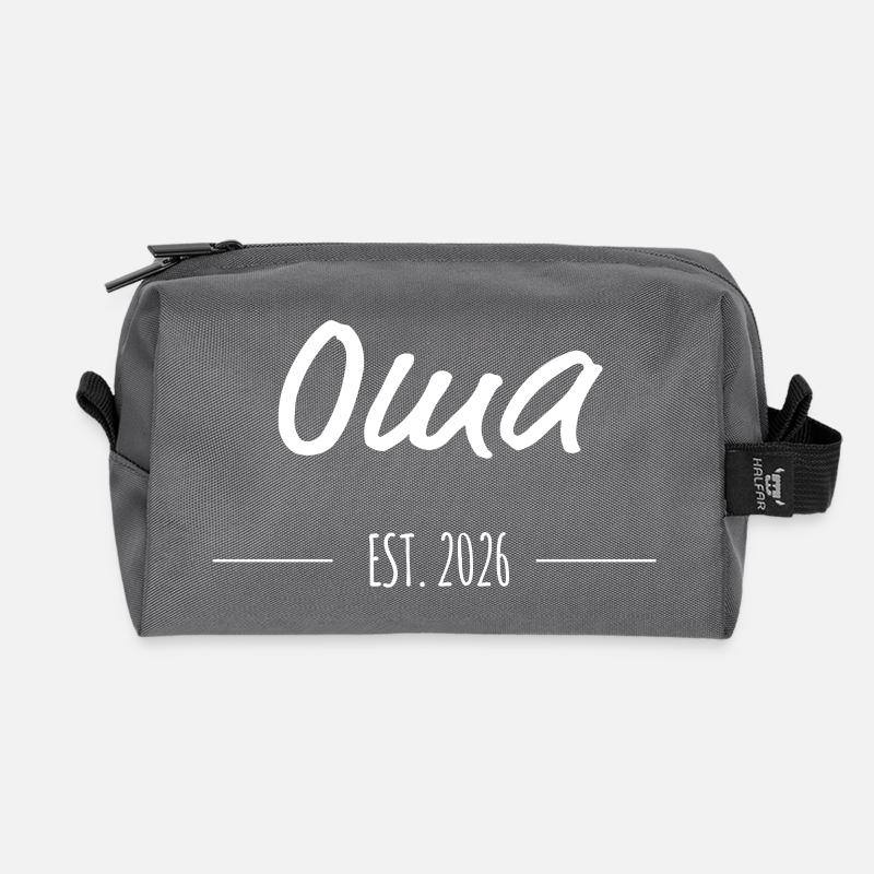 Oma Est. 2026 – Stolze Oma seit 2026 - Recycelte Kulturtasche - Anthrazit