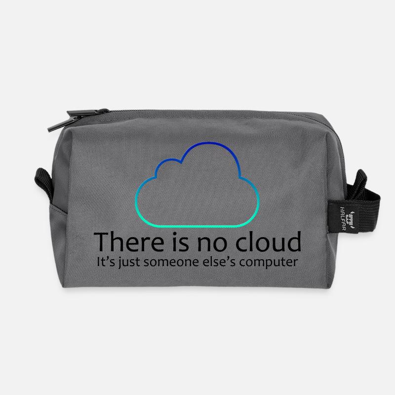 Keine Cloud-Programmierung Lustiges T-Shirt - Recycelte Kulturtasche - Anthrazit