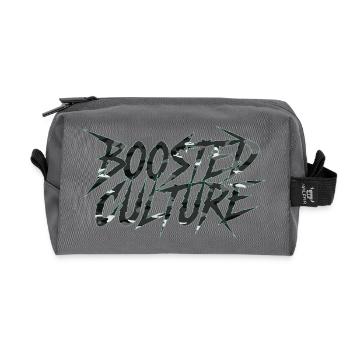 Culture boostée pour les fans de tuning autocollants - Trousse de toilette en tissu recyclé - anthracite - Devant