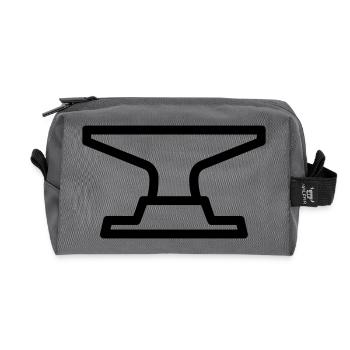 anvil - Recycled Toiletry Zip Bag - anthracite - Front