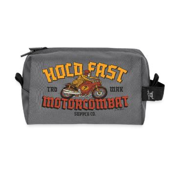 Hold Fast - Recycled Toiletry Zip Bag - anthracite - Front