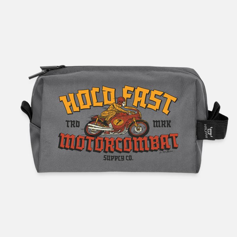 Hold Fast - Recycelte Kulturtasche - Anthrazit