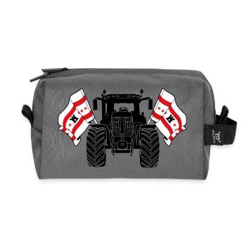 Drenthe_Tractor_Pride - Recycelte Kulturtasche - Anthrazit - Vorne