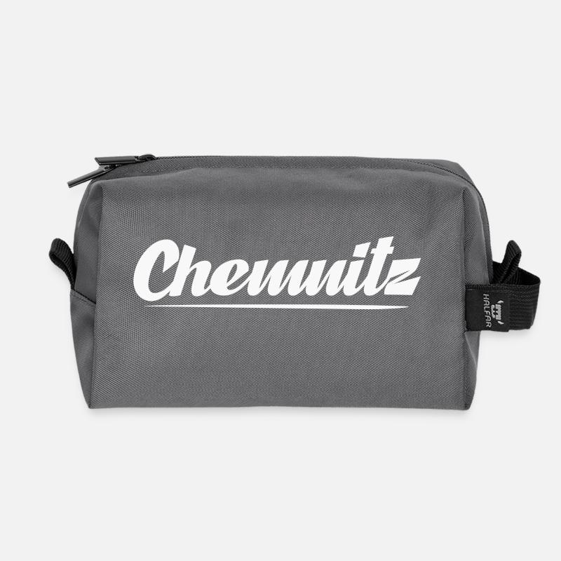 Chemnitz - Recycled Toiletry Zip Bag - anthracite