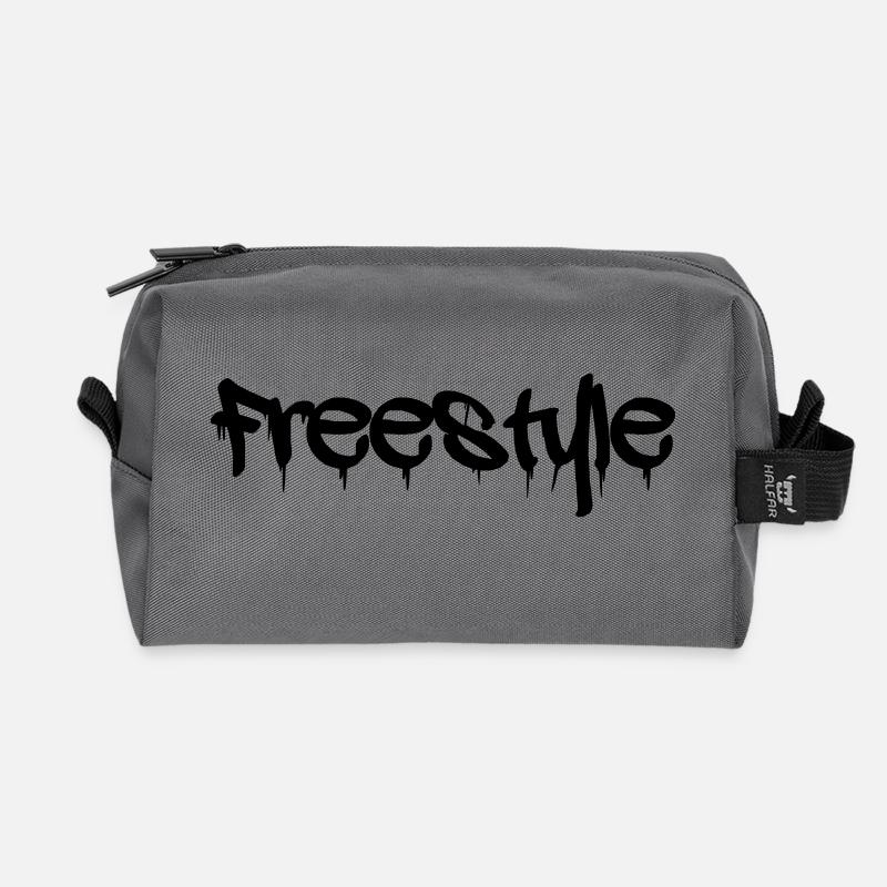 Freestyle - Recycelte Kulturtasche - Anthrazit