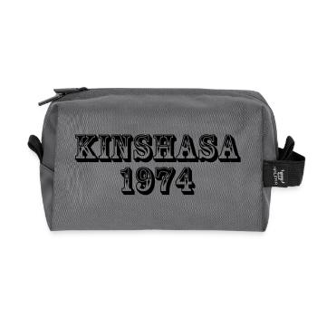 Kinshasa 1974 - Recycelte Kulturtasche - Anthrazit - Vorne