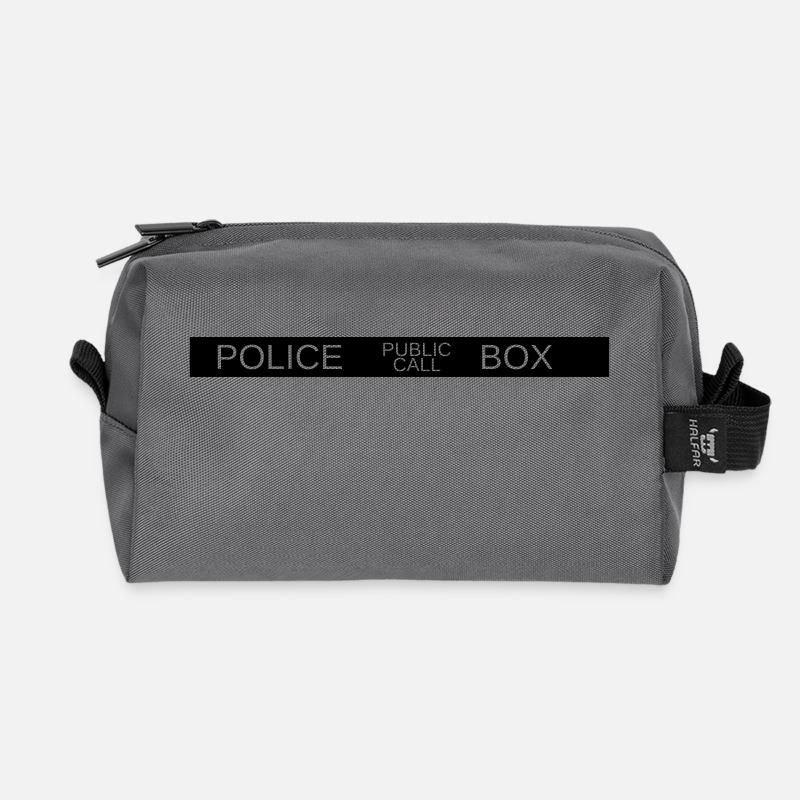 Tardis - Recycelte Kulturtasche - Anthrazit