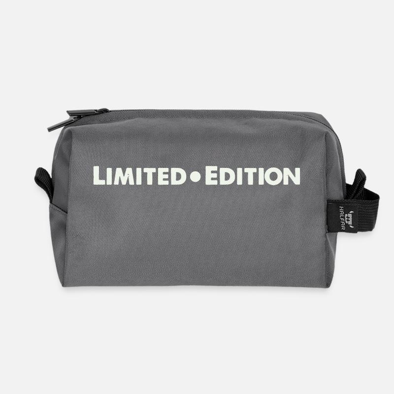 limited edition - Recycelte Kulturtasche - Anthrazit