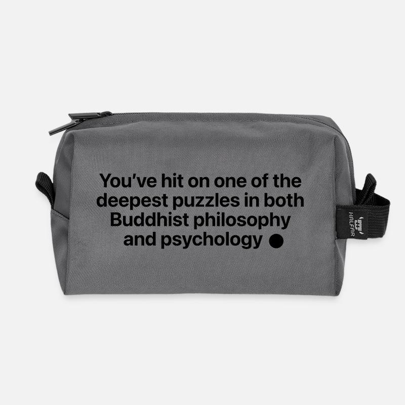 You've hit on one of the deepest problems - Recycelte Kulturtasche - Anthrazit