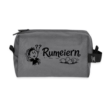 Rumeiern - Recycelte Kulturtasche - Anthrazit - Vorne