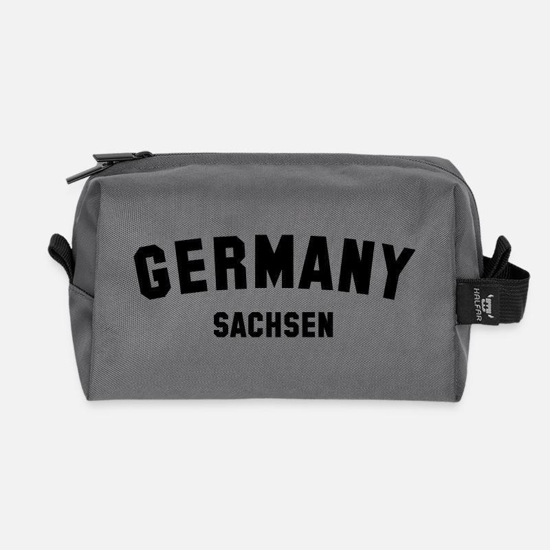 SACHSEN - Recycelte Kulturtasche - Anthrazit