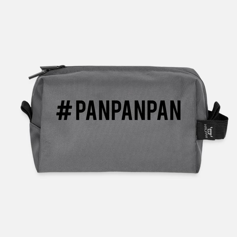 # Panpanpan - Recycelte Kulturtasche - Anthrazit