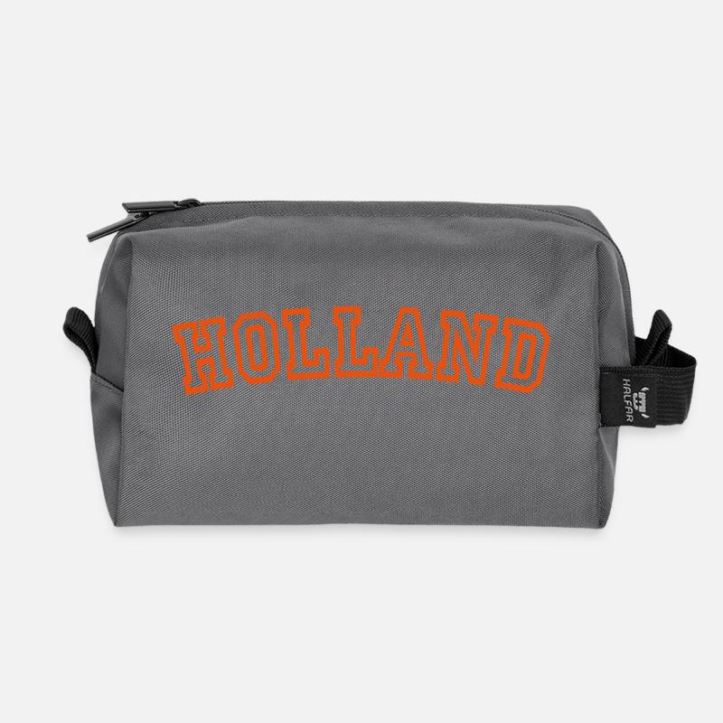 holland - Recycelte Kulturtasche - Anthrazit
