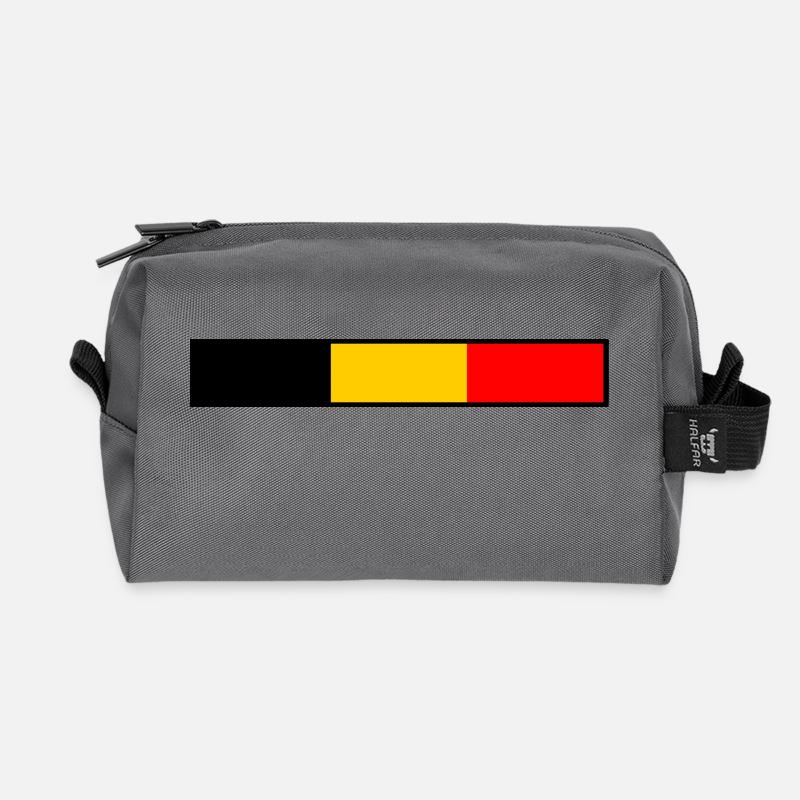 Belgien - Recycelte Kulturtasche - Anthrazit