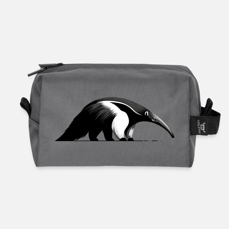 Ameisenbär - Recycelte Kulturtasche - Anthrazit