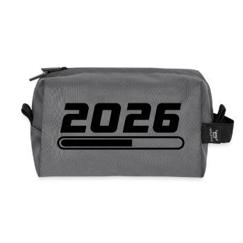 2026 Loading - Recycelte Kulturtasche - Anthrazit - Vorne